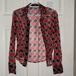 Zara transparent blouse